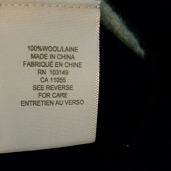 Black and cream wool casual sweater - Picture 4 of 4